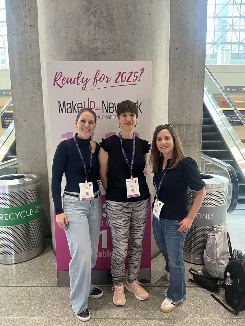 The Crown Abbey team at Makeup in New York 2024