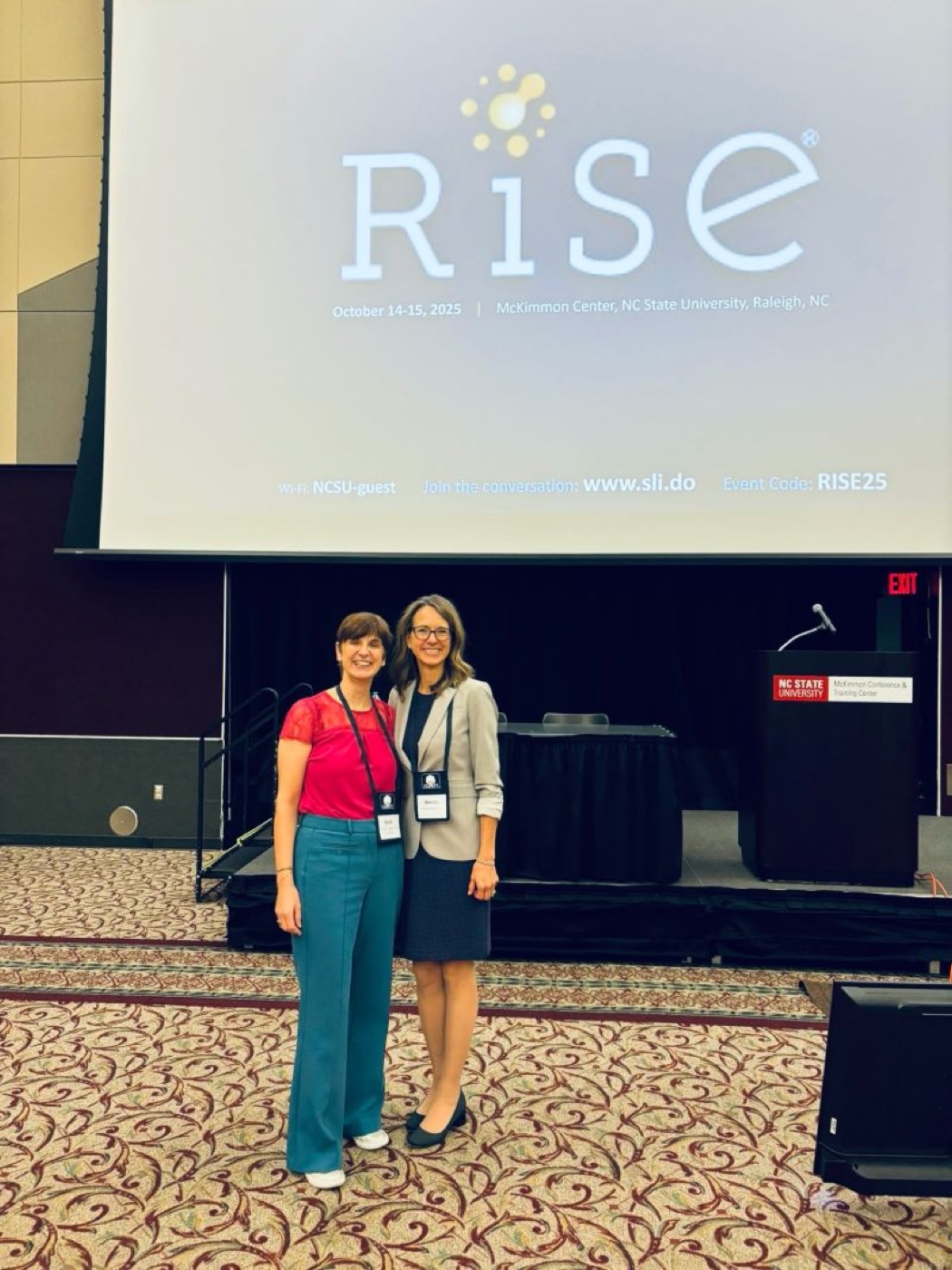 Heidi Beatty and Wendy at RISE 2025