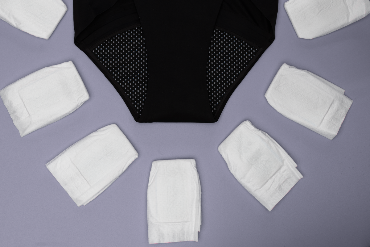 Incontinence pads and absorbent products